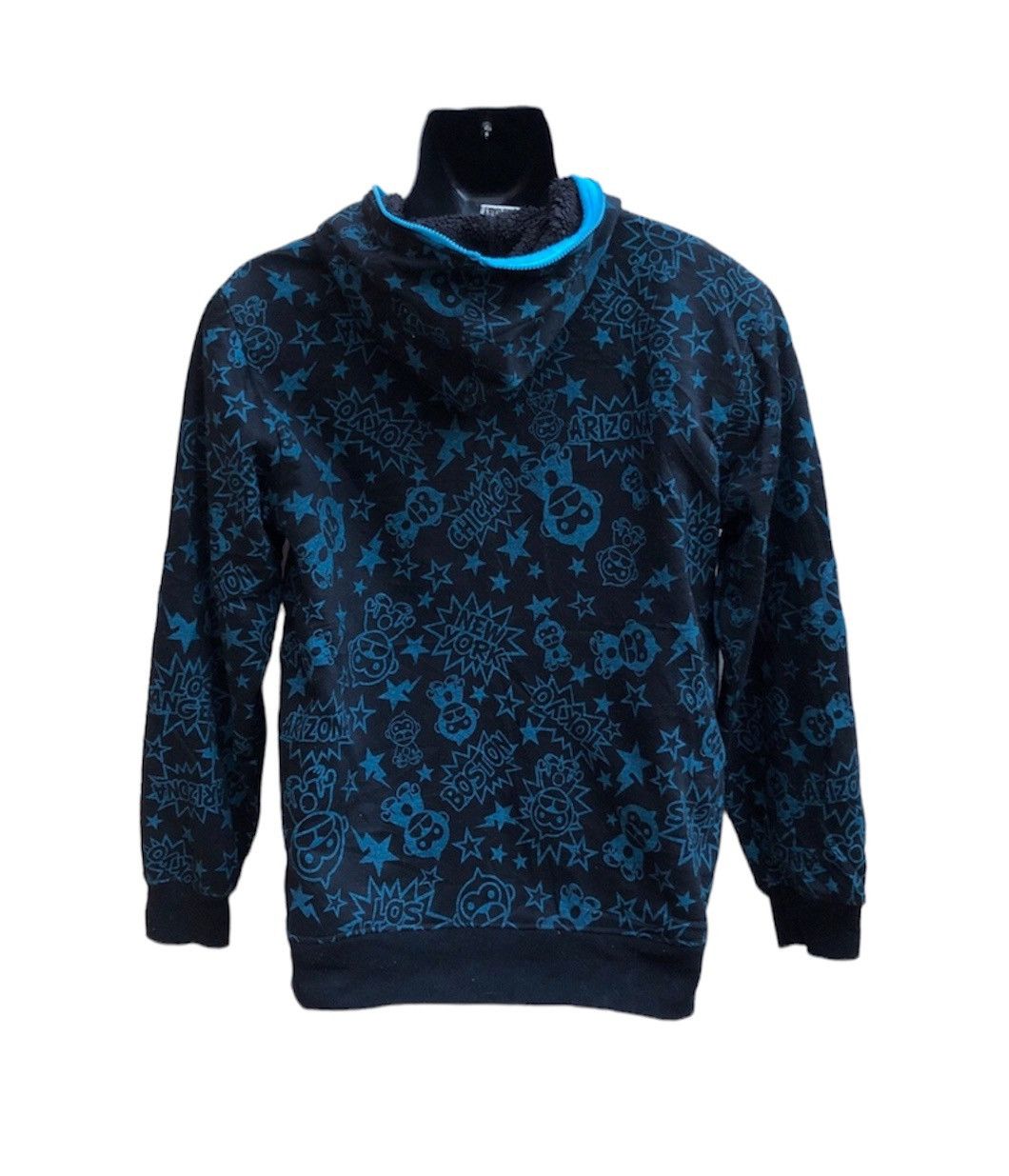 Japanese Brand UITTG BABY All Over Print Zipper Hoodie #0179-13 Size US M / EU 48-50 / 2 - 6 Thumbnail
