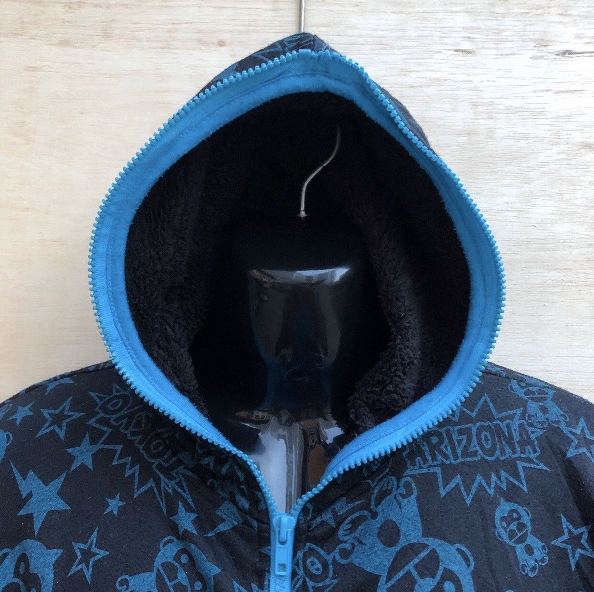Japanese Brand UITTG BABY All Over Print Zipper Hoodie #0179-13 Size US M / EU 48-50 / 2 - 3 Thumbnail