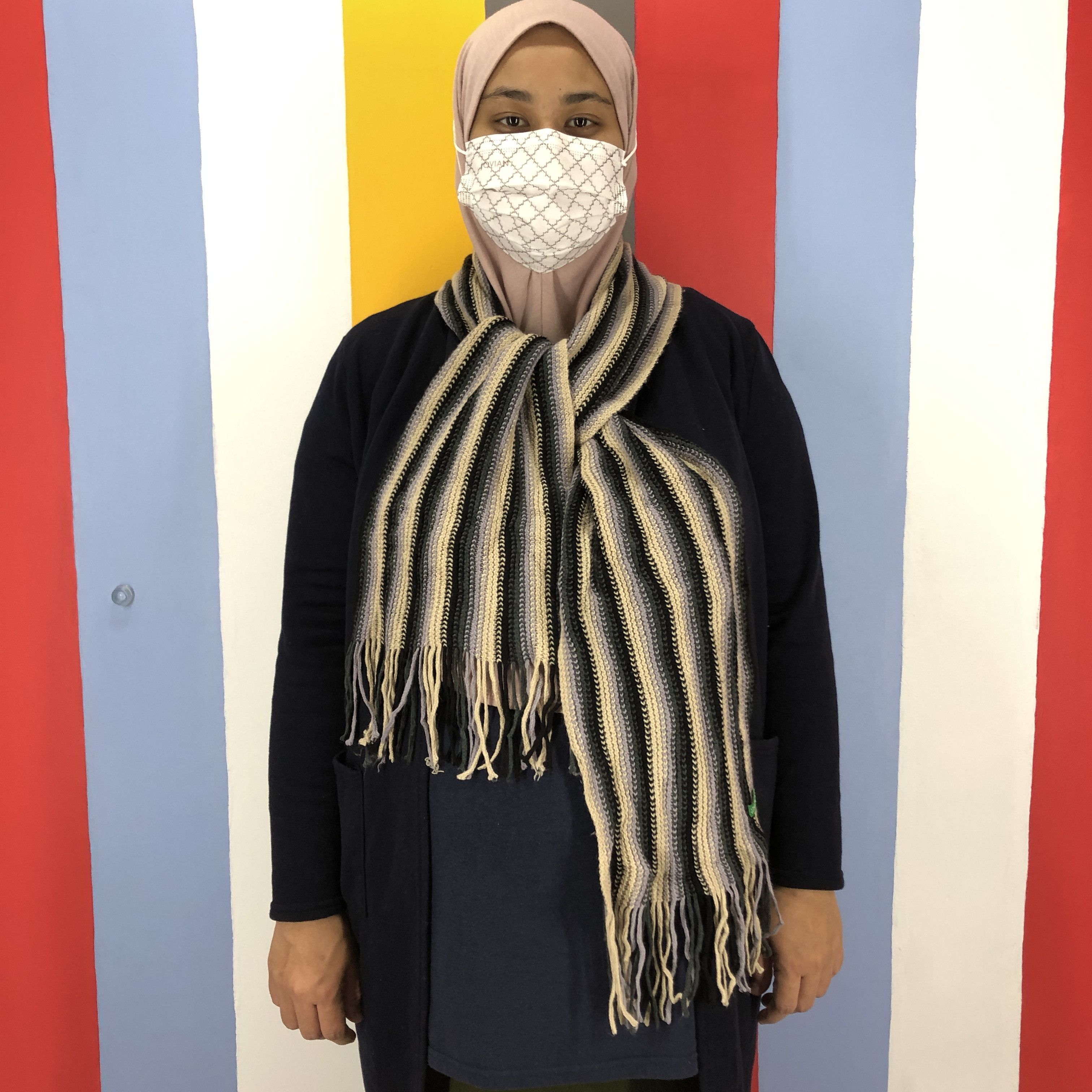 United Colors Of Benetton UNITED COLORS OF BENETTON Muffler Scarf #0974/AG Size ONE SIZE - 1 Thumbnail
