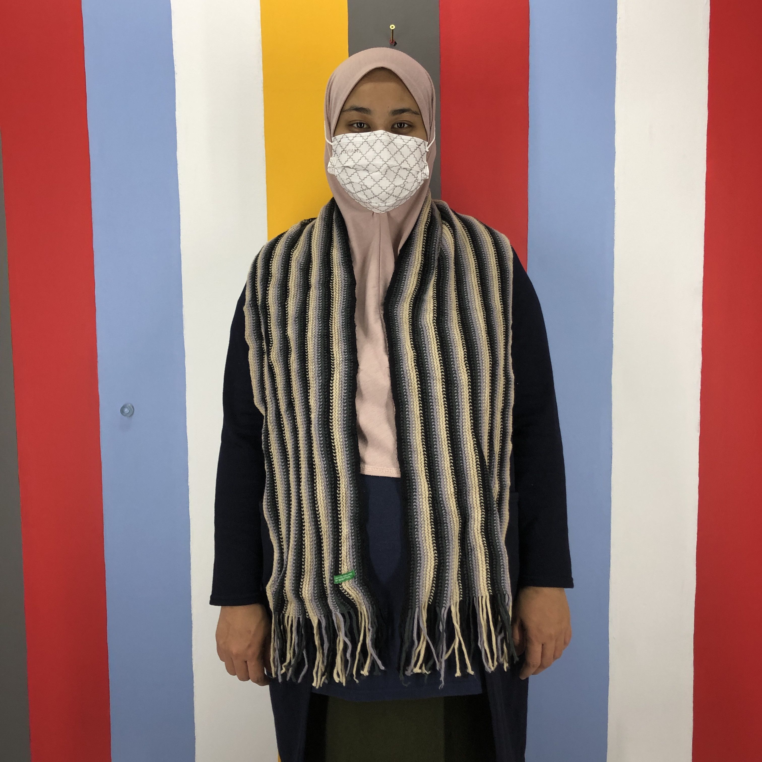United Colors Of Benetton UNITED COLORS OF BENETTON Muffler Scarf #0974/AG Size ONE SIZE - 2 Thumbnail