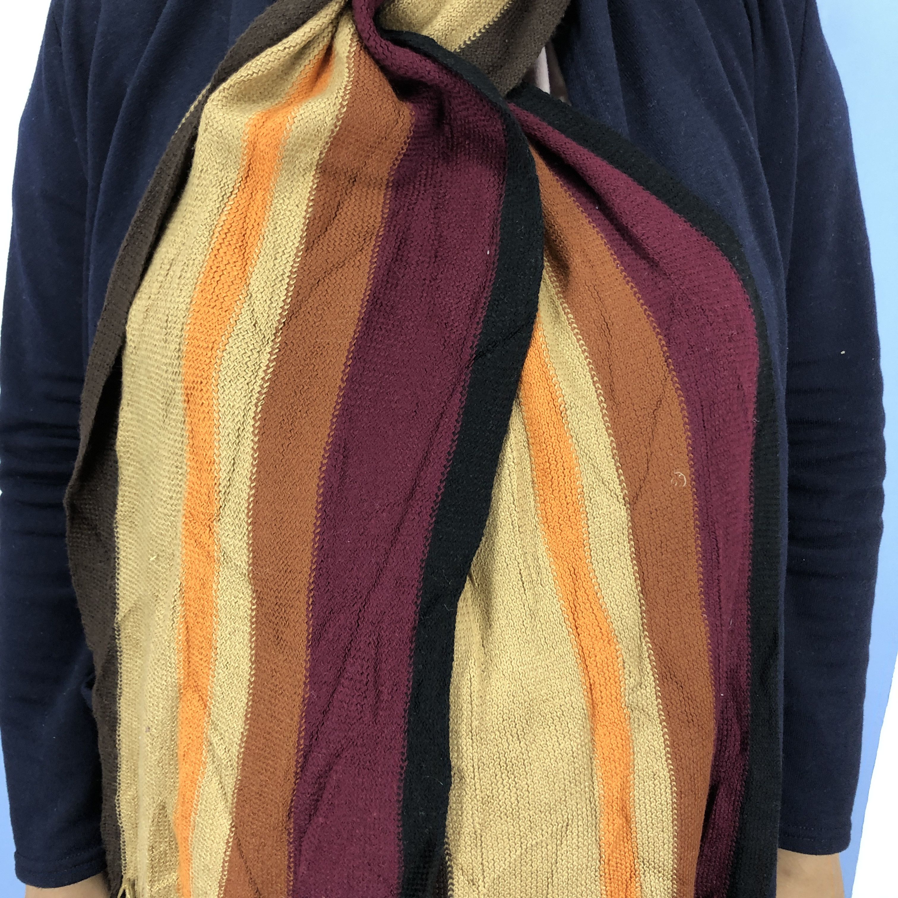 R.Newbold R NEWBOLD Made In ITALY Muffler Scarf #0976/AG Size ONE SIZE - 3 Thumbnail