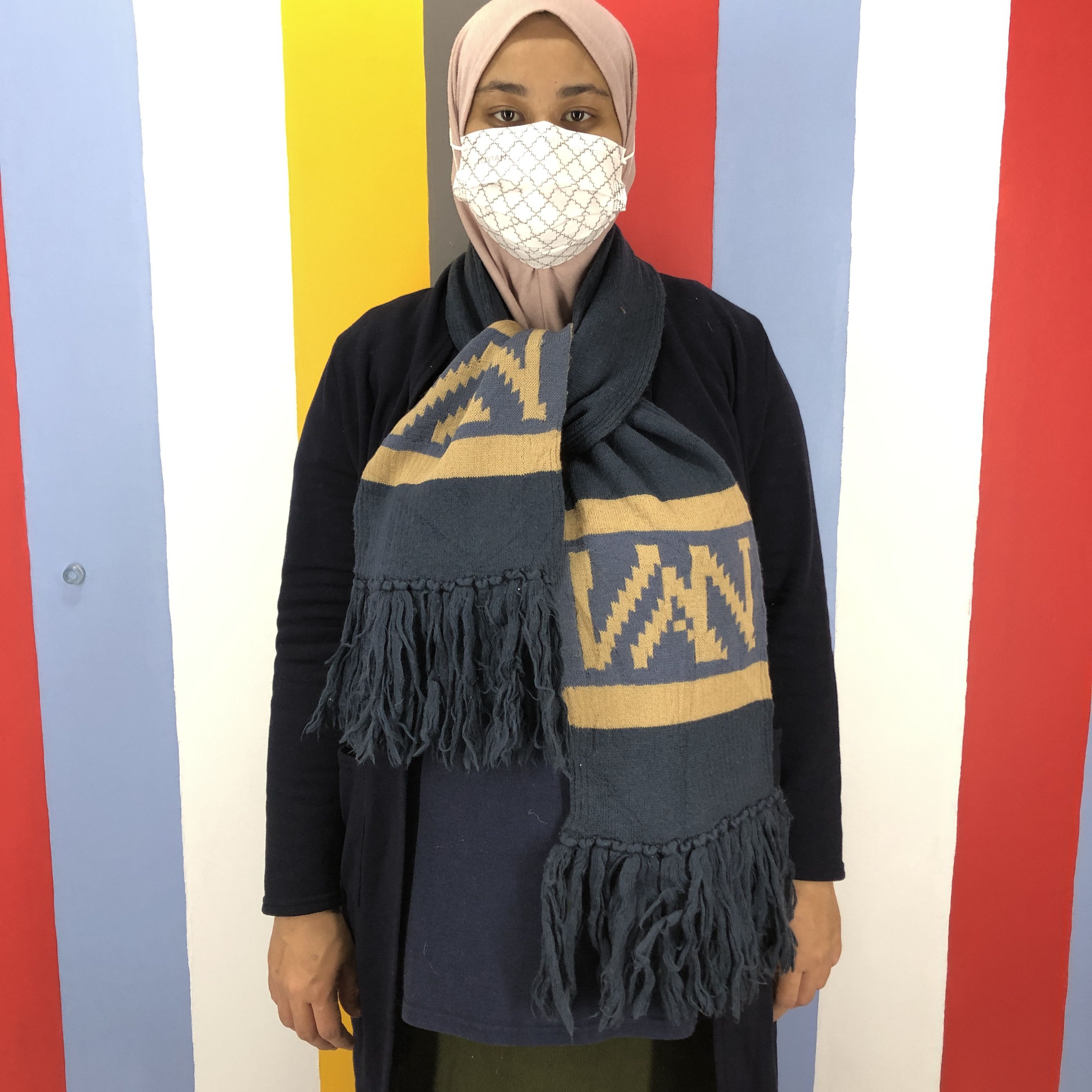 Japanese Brand VAN JAC Muffler Scarf #0983/AG Size ONE SIZE - 1 Thumbnail
