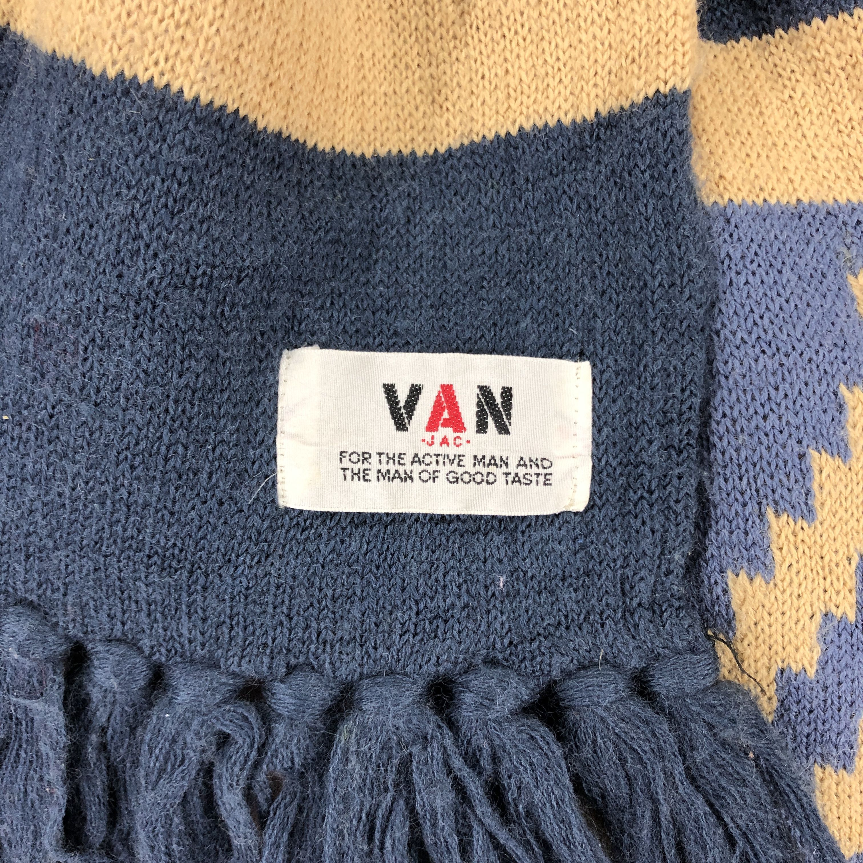 Japanese Brand VAN JAC Muffler Scarf #0983/AG Size ONE SIZE - 4 Thumbnail