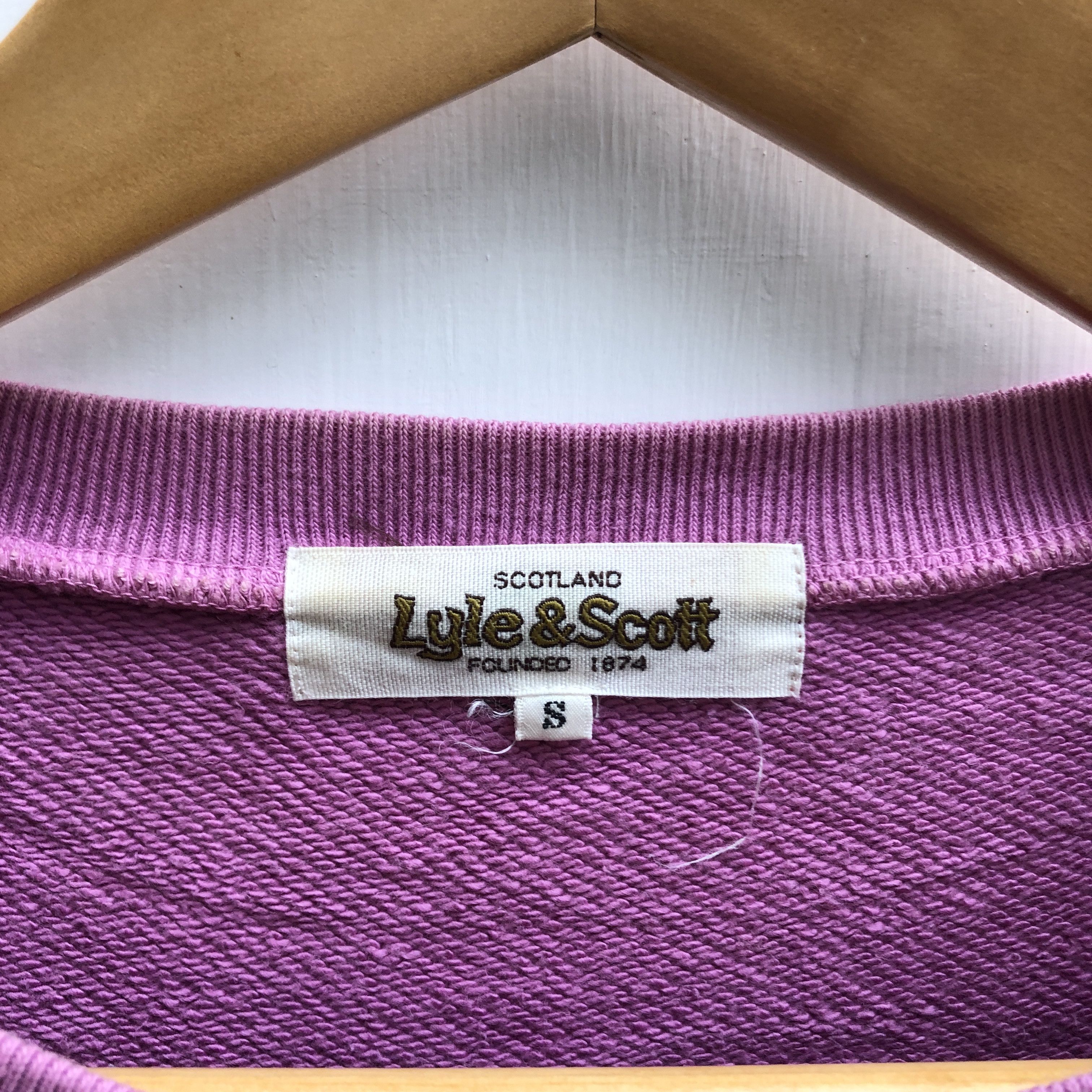 Lyle & Scott LYLE AND SCOTT Crew Neck Sweatshirt #0385-08 Size S / US 4 / IT 40 - 3 Thumbnail