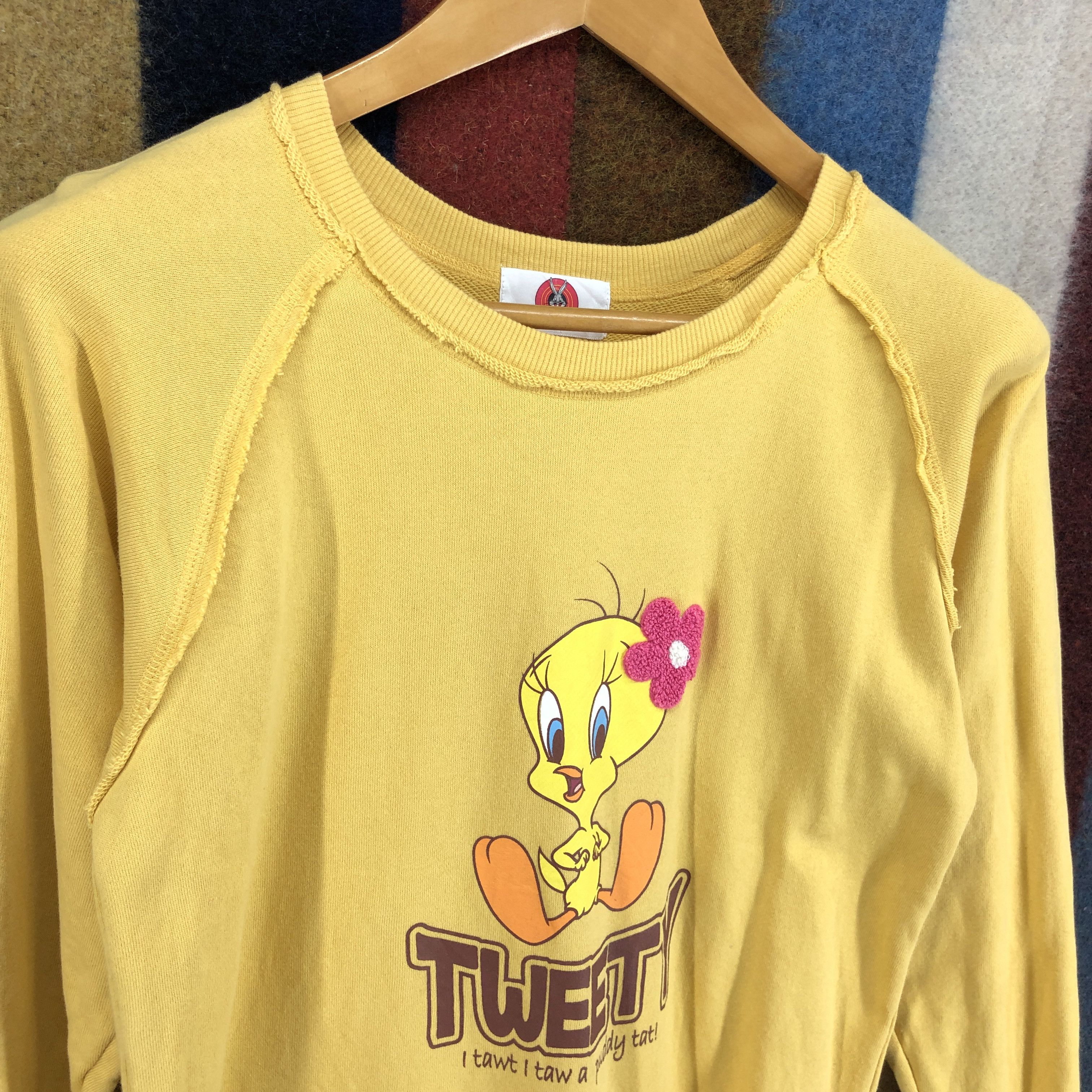 Cartoon Network TWEETY by LOONEY TUNES Women Sweatshirt #0546/X Size S / US 4 / IT 40 - 2 Thumbnail