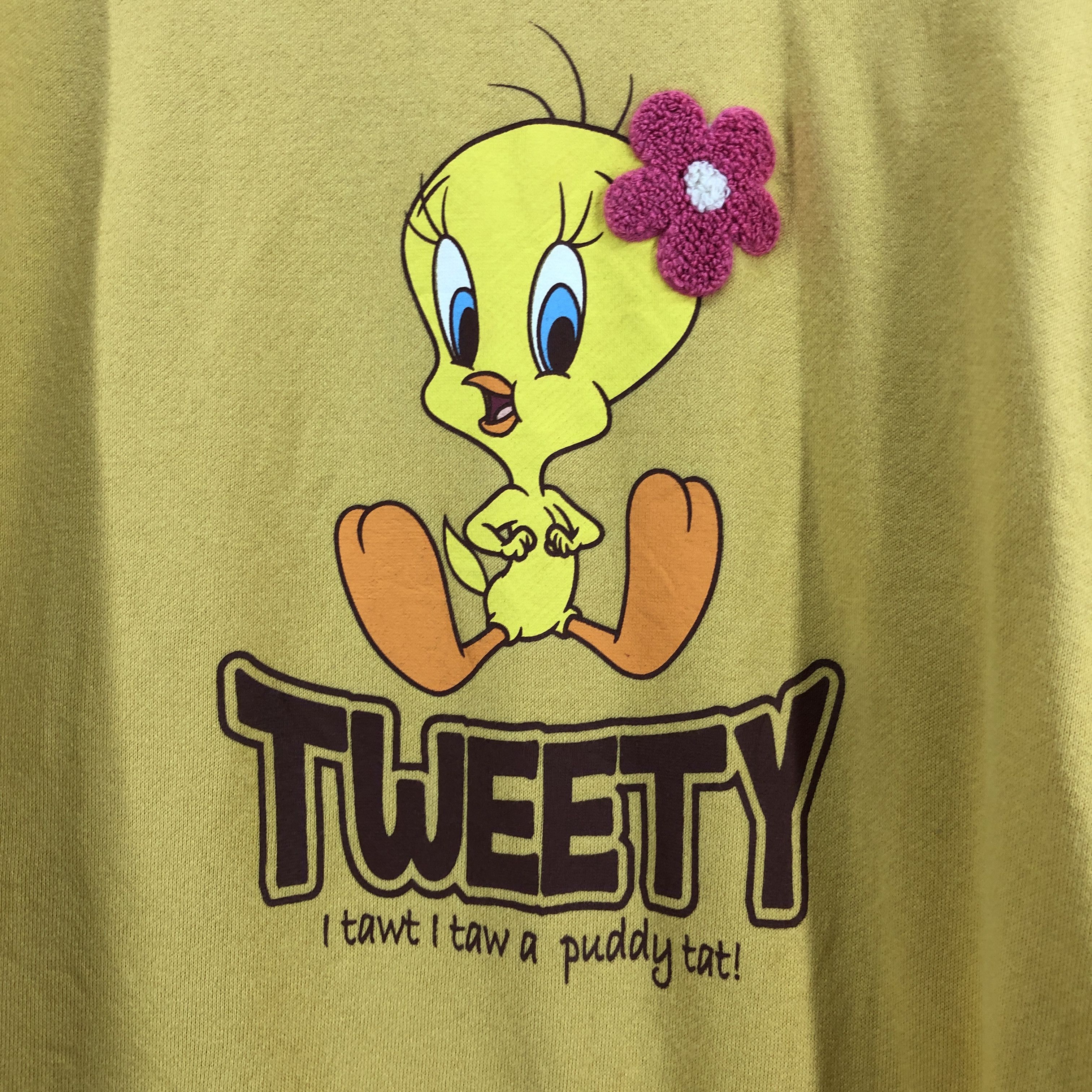 Cartoon Network TWEETY by LOONEY TUNES Women Sweatshirt #0546/X Size S / US 4 / IT 40 - 3 Thumbnail