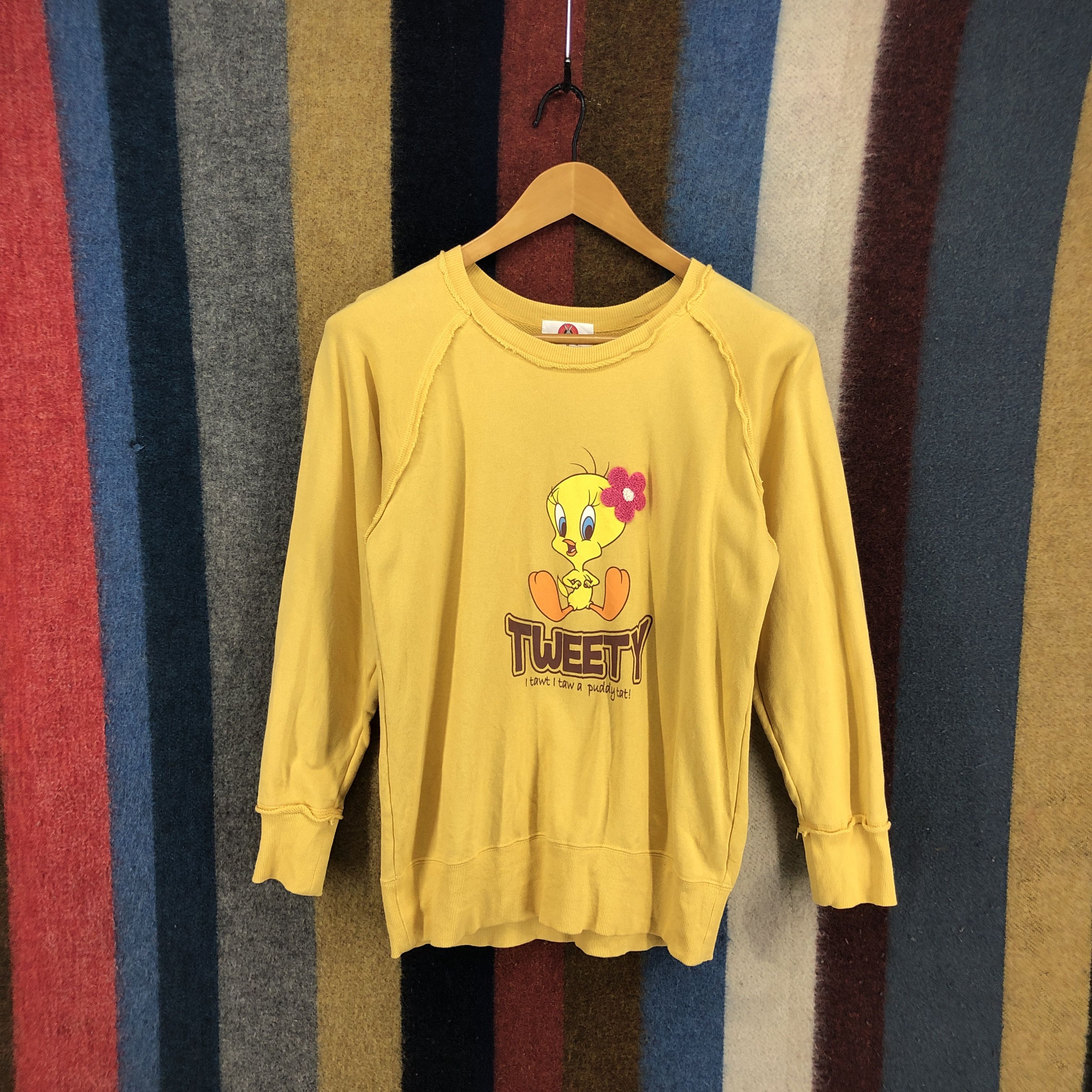 Cartoon Network TWEETY by LOONEY TUNES Women Sweatshirt #0546/X Size S / US 4 / IT 40 - 1 Thumbnail