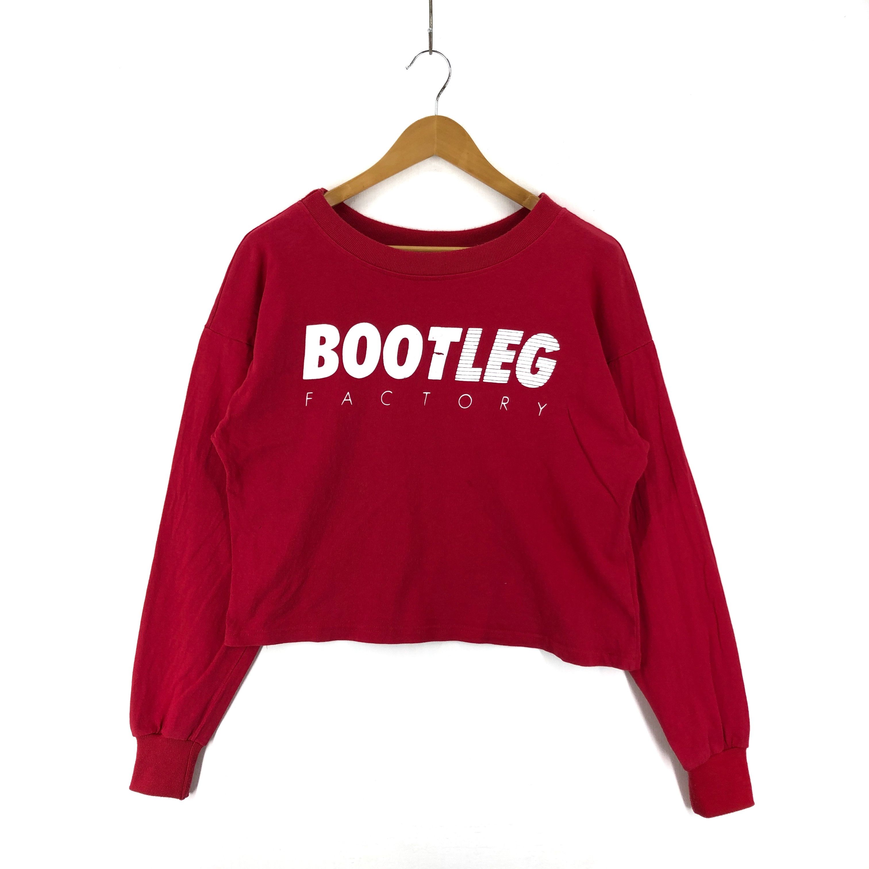 Japanese Brand ANAP Bootleg Factory Women Crop Sweatshirt #1928-55 Size M / US 6-8 / IT 42-44 - 1 Thumbnail