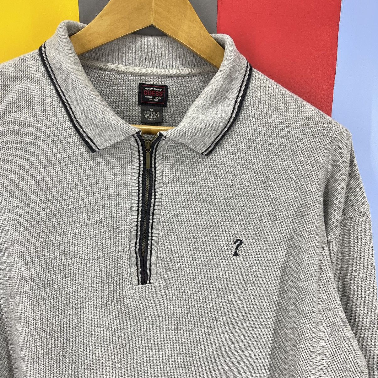 Guess 90s Vintage GUESS Long Sleeve Polo T Shirt #1194/AP Size US XL / EU 56 / 4 - 2 Thumbnail