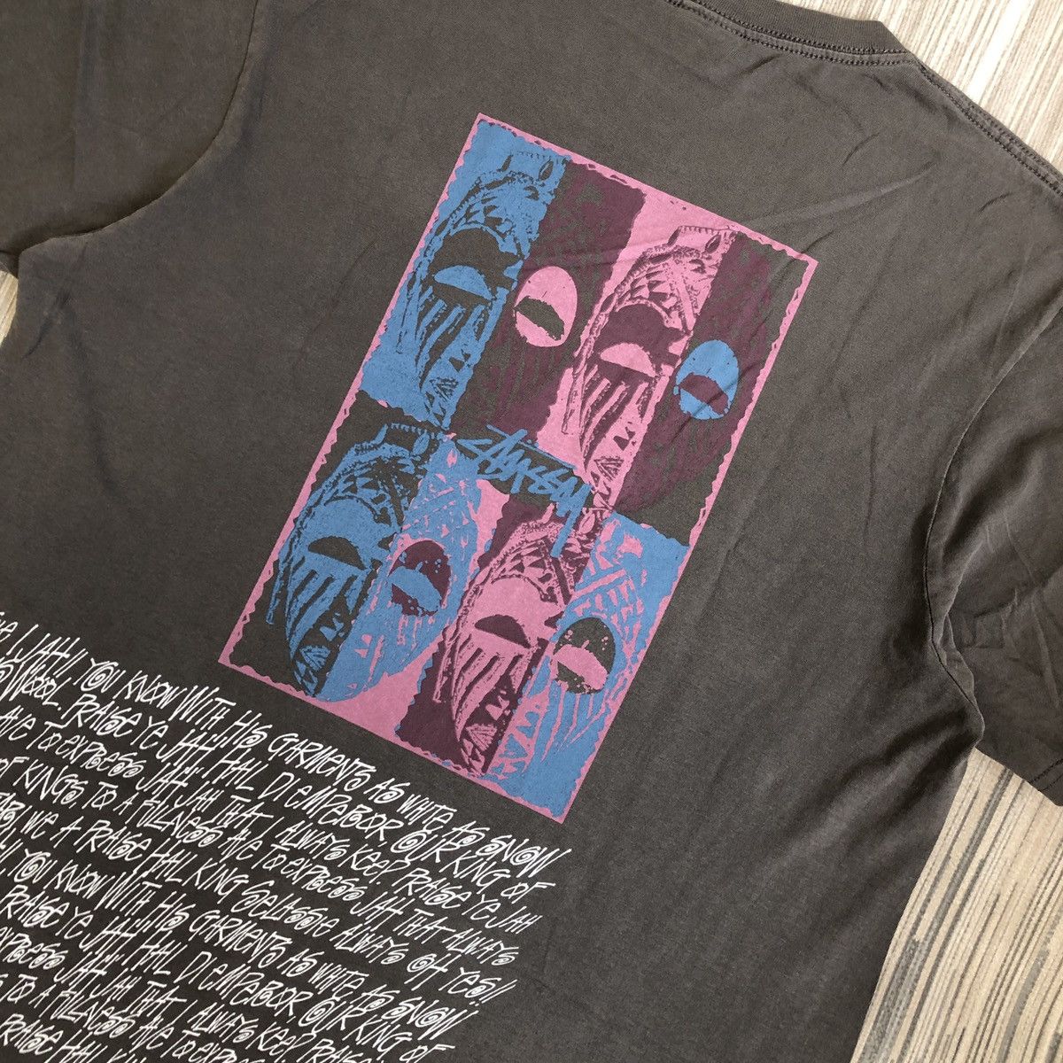 Stussy Hawaii Mask Tee Size US L / EU 52-54 / 3 - 3 Thumbnail