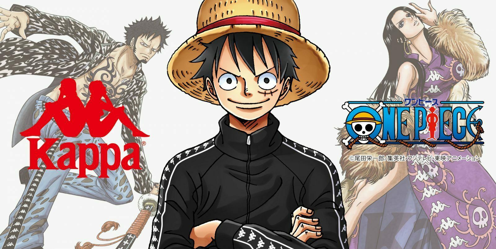 Kappa × One Piece NEW KAPPA x One Piece - Luffy sweater hoodie anime Size US M / EU 48-50 / 2 - 8 Thumbnail