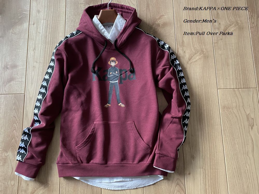 Kappa × One Piece NEW KAPPA x One Piece - Luffy sweater hoodie anime Size US M / EU 48-50 / 2 - 3 Thumbnail