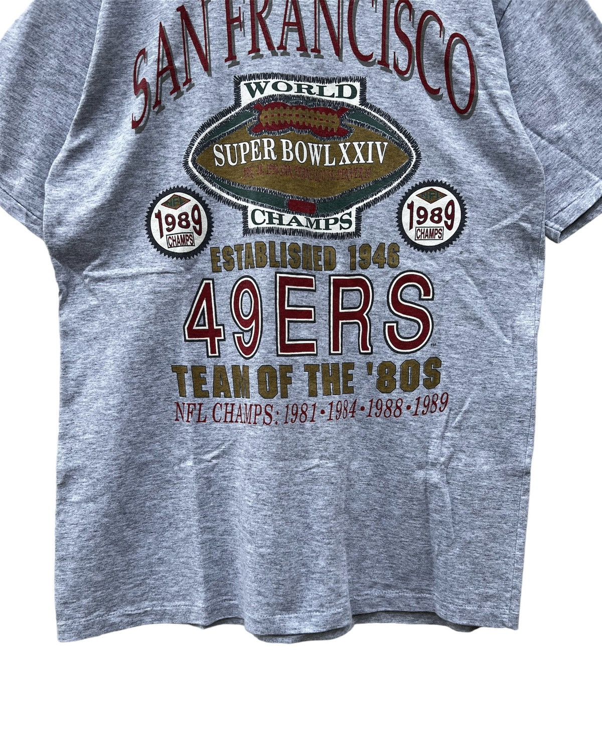 NFL Vintage San Francisco Super Bowl XXIV 80’s Size US L / EU 52-54 / 3 - 3 Thumbnail