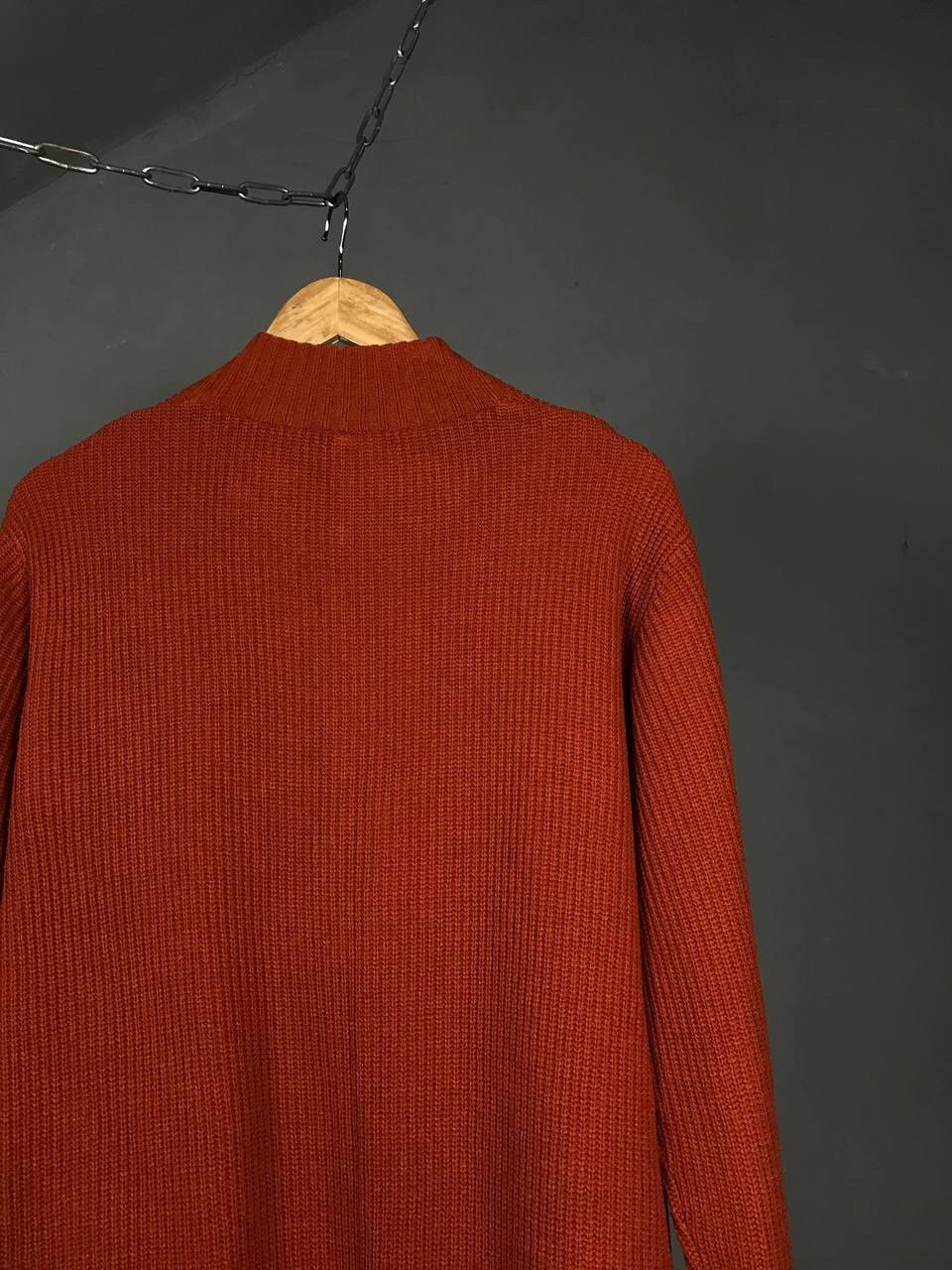 Japanese Brand × Uniqlo Uniqlo Japanese Brand streetwear orange sweater Size US L / EU 52-54 / 3 - 8 Thumbnail
