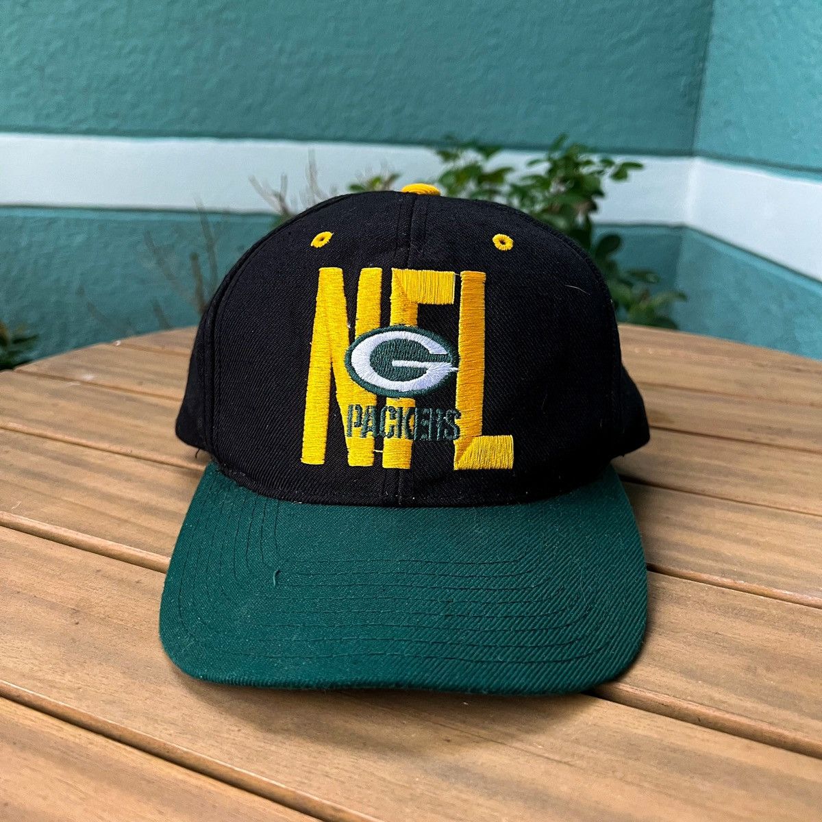 NFL × Pro Player × Vintage Vintage 90s Packers NFL Football SnapBack ProPlayer hat Size ONE SIZE - 2 Thumbnail