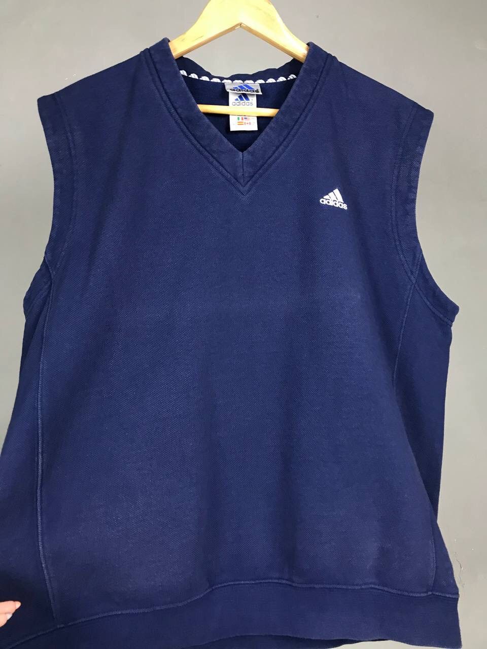 Adidas × Vintage Adidas vintage streetwear vest Size US L / EU 52-54 / 3 - 8 Thumbnail