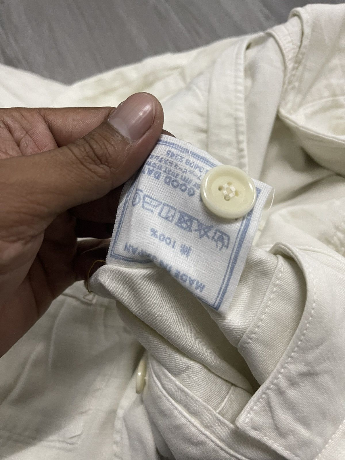 45rpm Vintage 45rpm 🇯🇵 zipped leg end casual white trousers Size US 33 - 13 Thumbnail