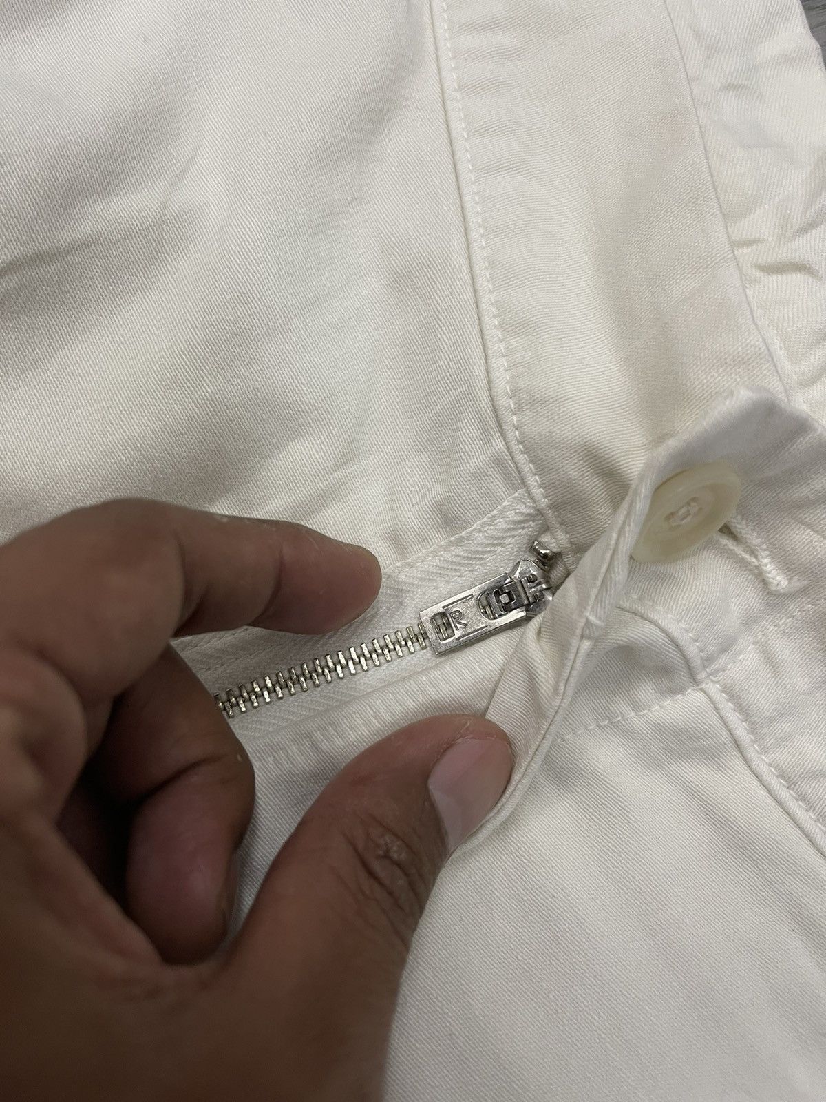 45rpm Vintage 45rpm 🇯🇵 zipped leg end casual white trousers Size US 33 - 6 Thumbnail