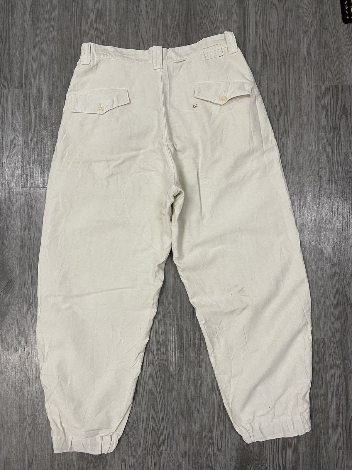45rpm Vintage 45rpm 🇯🇵 zipped leg end casual white trousers Size US 33 - 2 Thumbnail