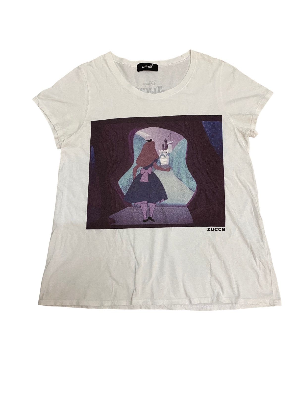 Disney × Issey Miyake × Japanese Brand Vintage Zucca Issey miyake Alice in wonderland Tee Size M / US 6-8 / IT 42-44 - 1 Thumbnail