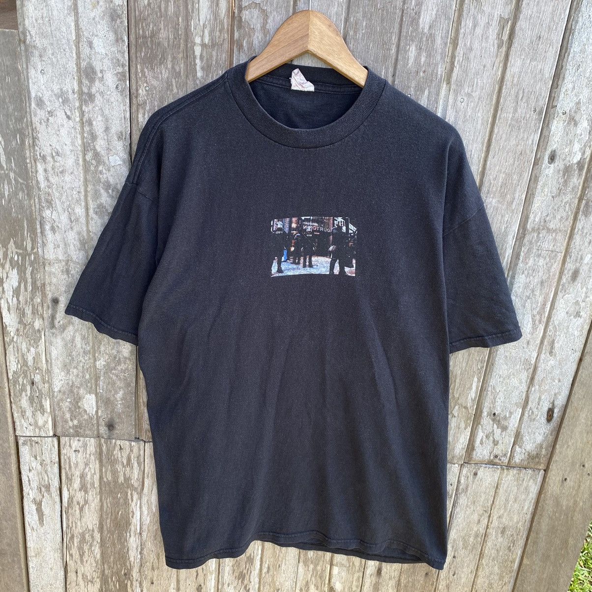 Vintage Thrashed Faded Vintage Lock Down Graphic ERD GRUNGE TEE Size US XL / EU 56 / 4 - 4 Thumbnail