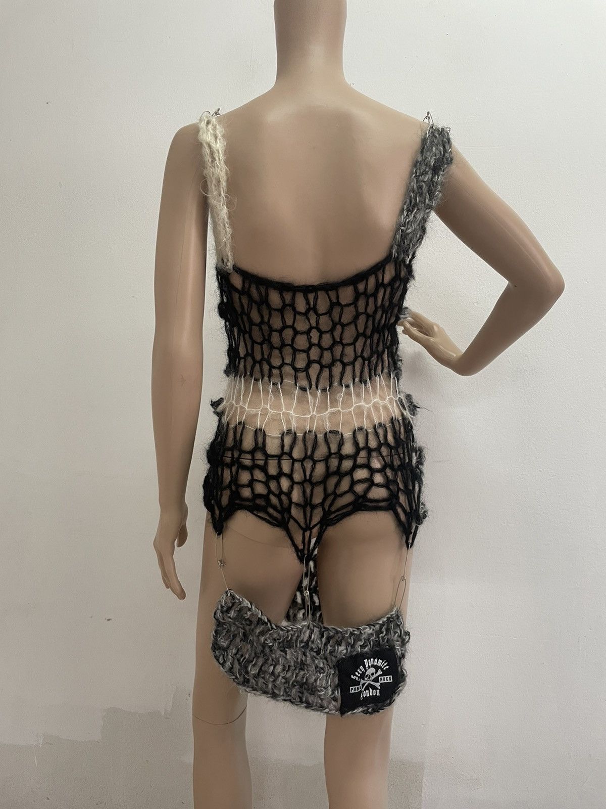 Japanese Brand Sexy Dynamite Punk knit fishnet Size L / US 10 / IT 46 - 5 Thumbnail