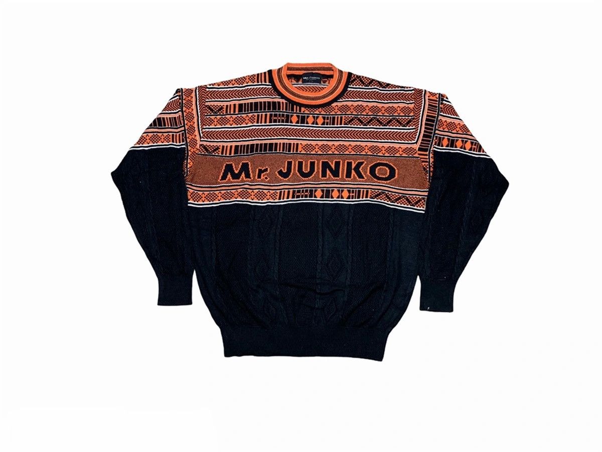 image of Coloured Cable Knit Sweater x Mr Junko Vintage Japanese Designer Mr Junko Koshino Knite Sweater in 