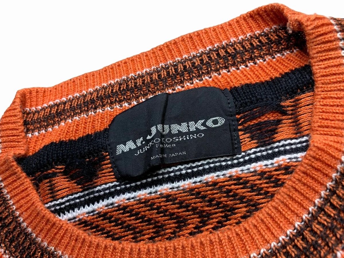 Mr Junko Vintage buy Orange Pull Over Sweater Men's Size Medium