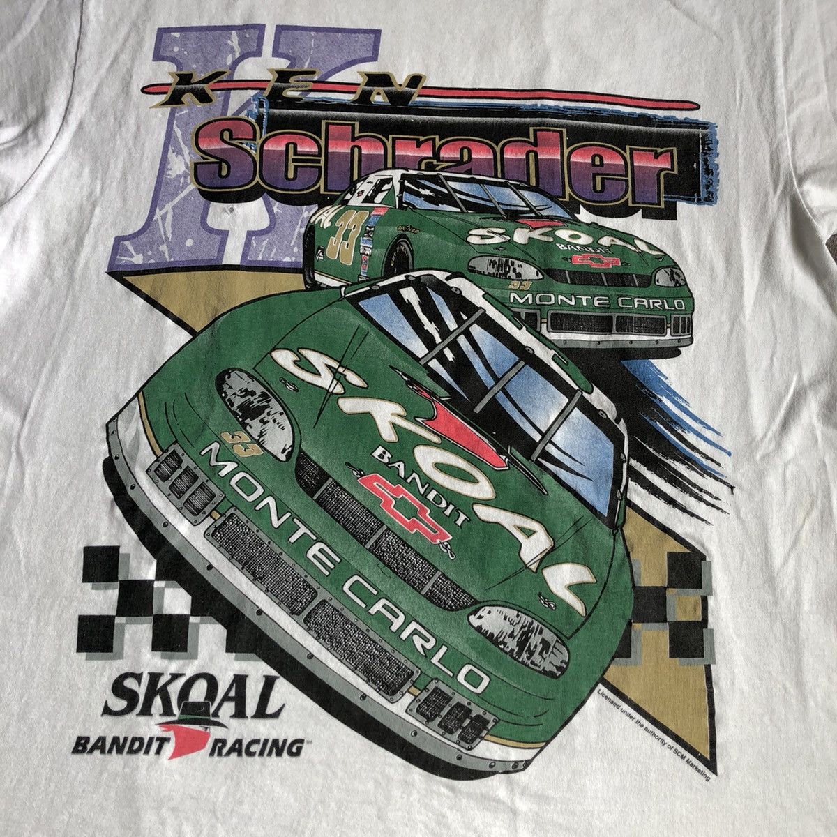 NASCAR 90s NASCAR SKOAL BANDIT TEE Size US XL / EU 56 / 4 - 3 Thumbnail