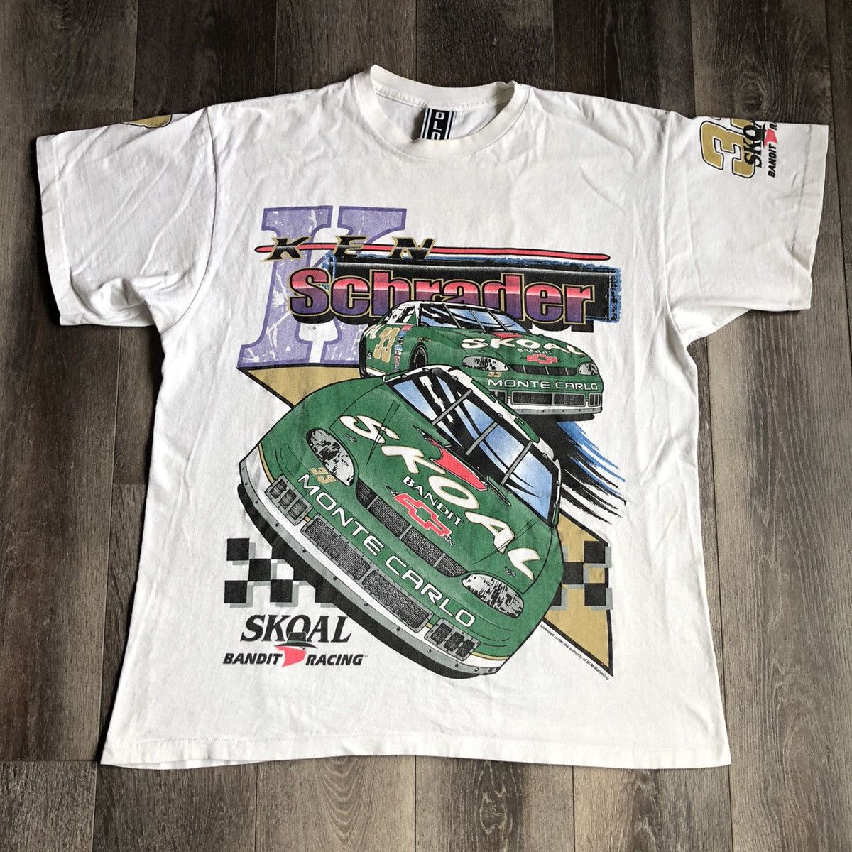 NASCAR 90s NASCAR SKOAL BANDIT TEE Size US XL / EU 56 / 4 - 1 Thumbnail