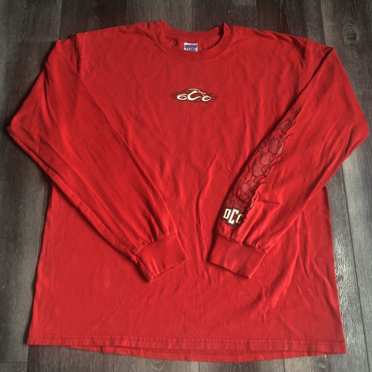 Other Vintage 2000s Orange County Choppers Flame Logo Longsleeve Size US XL / EU 56 / 4 - 1 Thumbnail
