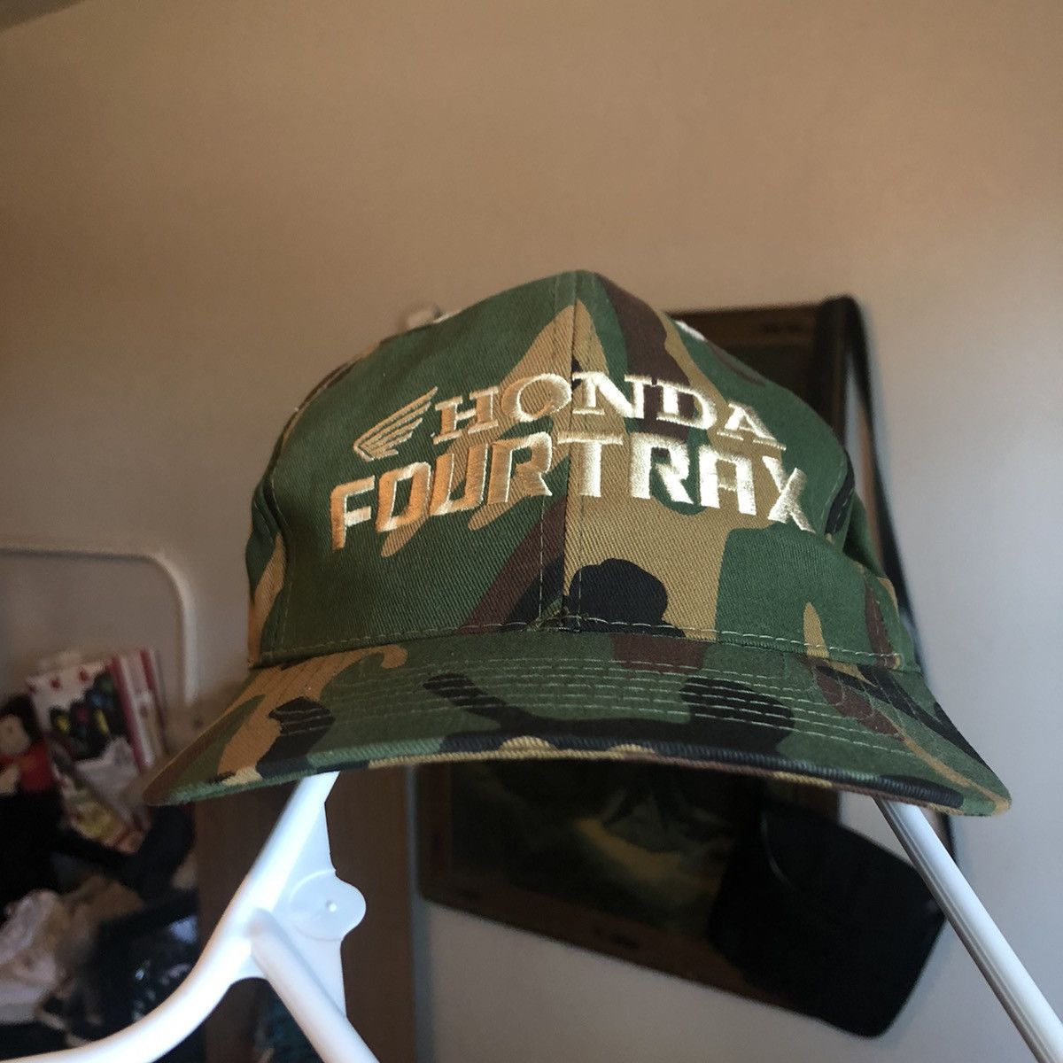 Vintage Vintage 1990s Honda FourTrax ATV Racing Embroidered Logo Hat