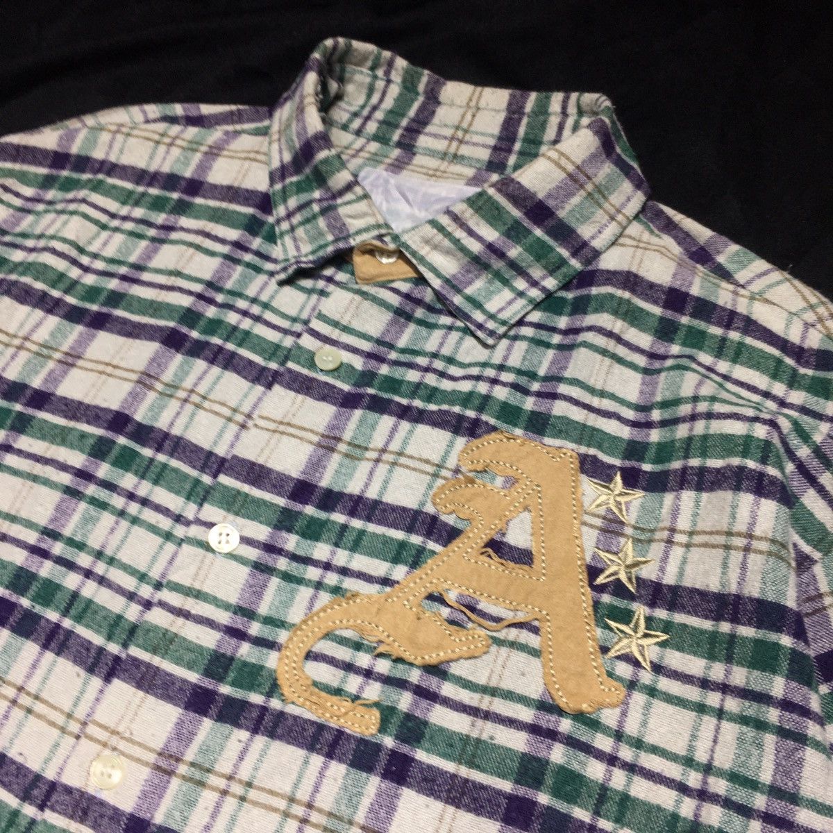 atmos Vintage Atmos Japanese Brand Checked ERD GRAIL Flannel Size US L / EU 52-54 / 3 - 5 Thumbnail