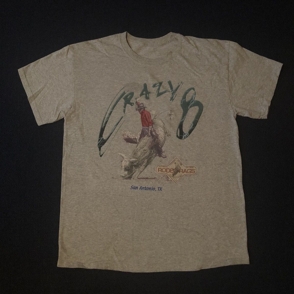 Vintage Vintage 00s Crazy 8 Rodeo Rags Outfitters Cowboy Graphic Tee Size US L / EU 52-54 / 3 - 2 Thumbnail