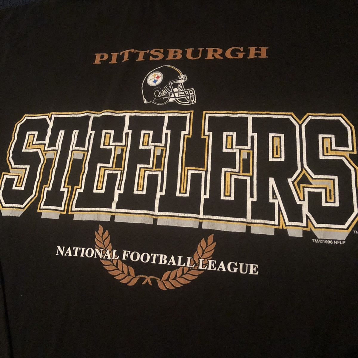 NFL Vintage 90s Pittsburgh Steelers Turtleneck Longsleeve Shirt Size US XL / EU 56 / 4 - 4 Thumbnail