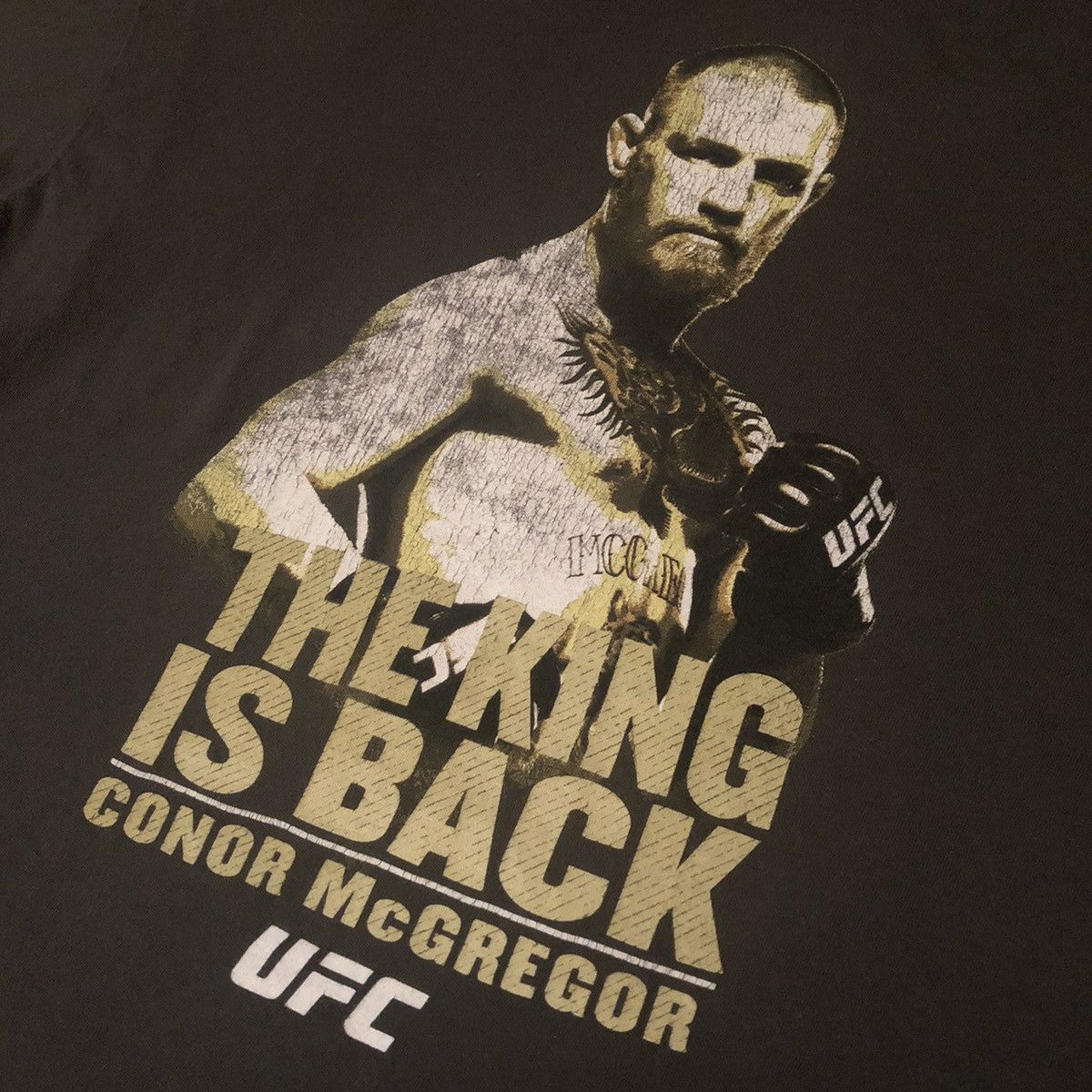UFC Vintage UFC Connor McGregor The King Is Back Logo Tee Reebok Size US M / EU 48-50 / 2 - 4 Thumbnail