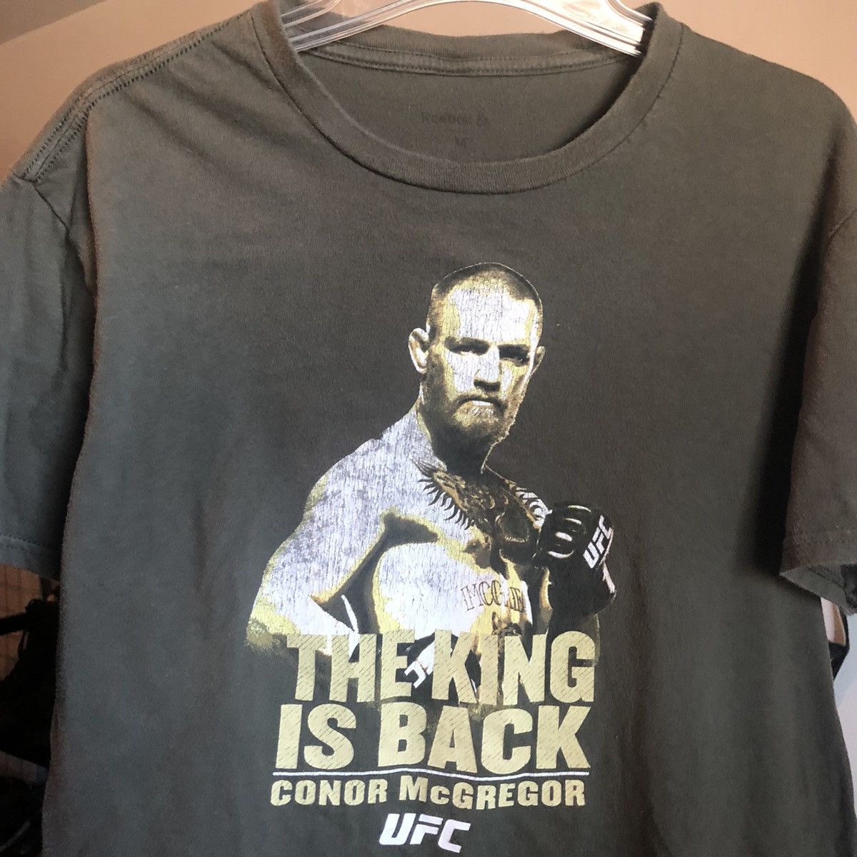 UFC Vintage UFC Connor McGregor The King Is Back Logo Tee Reebok Size US M / EU 48-50 / 2 - 1 Thumbnail
