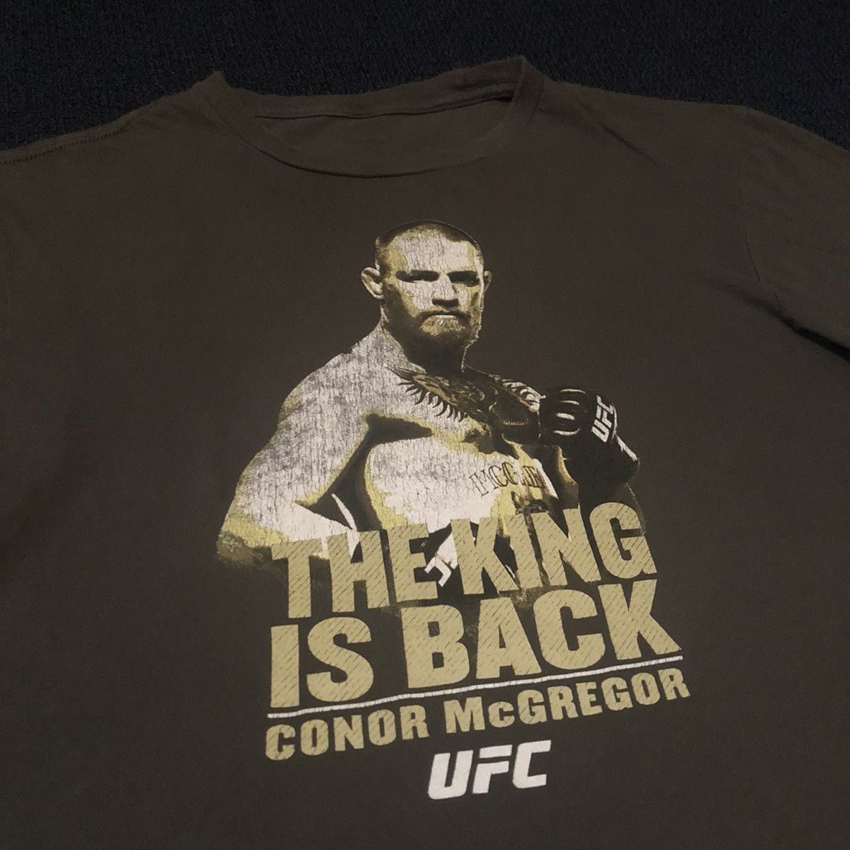 UFC Vintage UFC Connor McGregor The King Is Back Logo Tee Reebok Size US M / EU 48-50 / 2 - 2 Thumbnail
