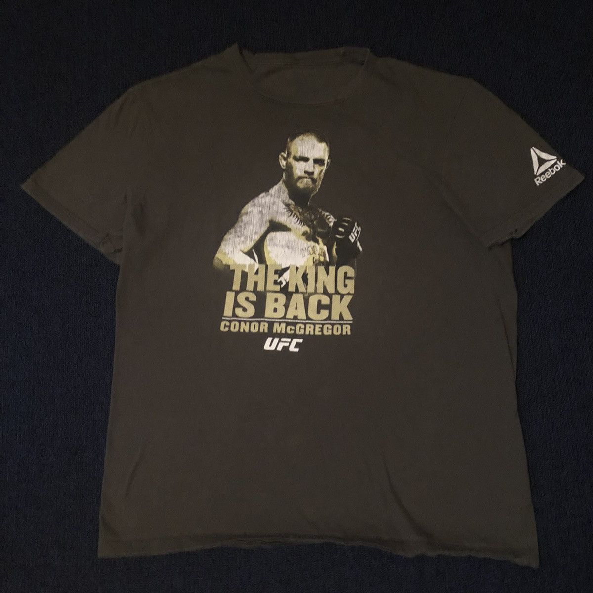 UFC Vintage UFC Connor McGregor The King Is Back Logo Tee Reebok Size US M / EU 48-50 / 2 - 3 Thumbnail