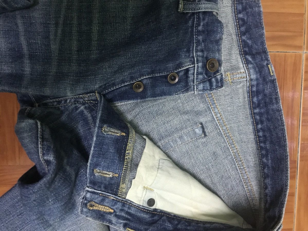 Edwin Vintage Edwin Red Line Selvedge Jeans Distressed Fade, japan Size US 32 / EU 48 - 12 Thumbnail
