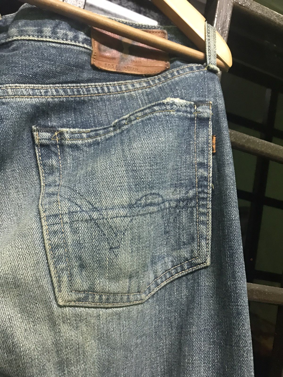 Edwin Vintage Edwin Red Line Selvedge Jeans Distressed Fade, japan Size US 32 / EU 48 - 9 Thumbnail
