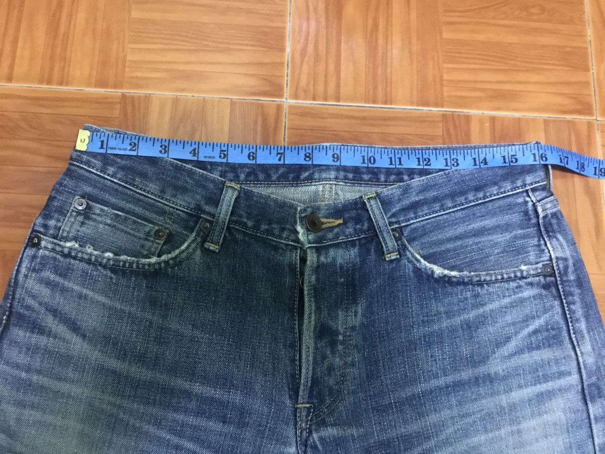 Edwin Vintage Edwin Red Line Selvedge Jeans Distressed Fade, japan Size US 32 / EU 48 - 15 Thumbnail