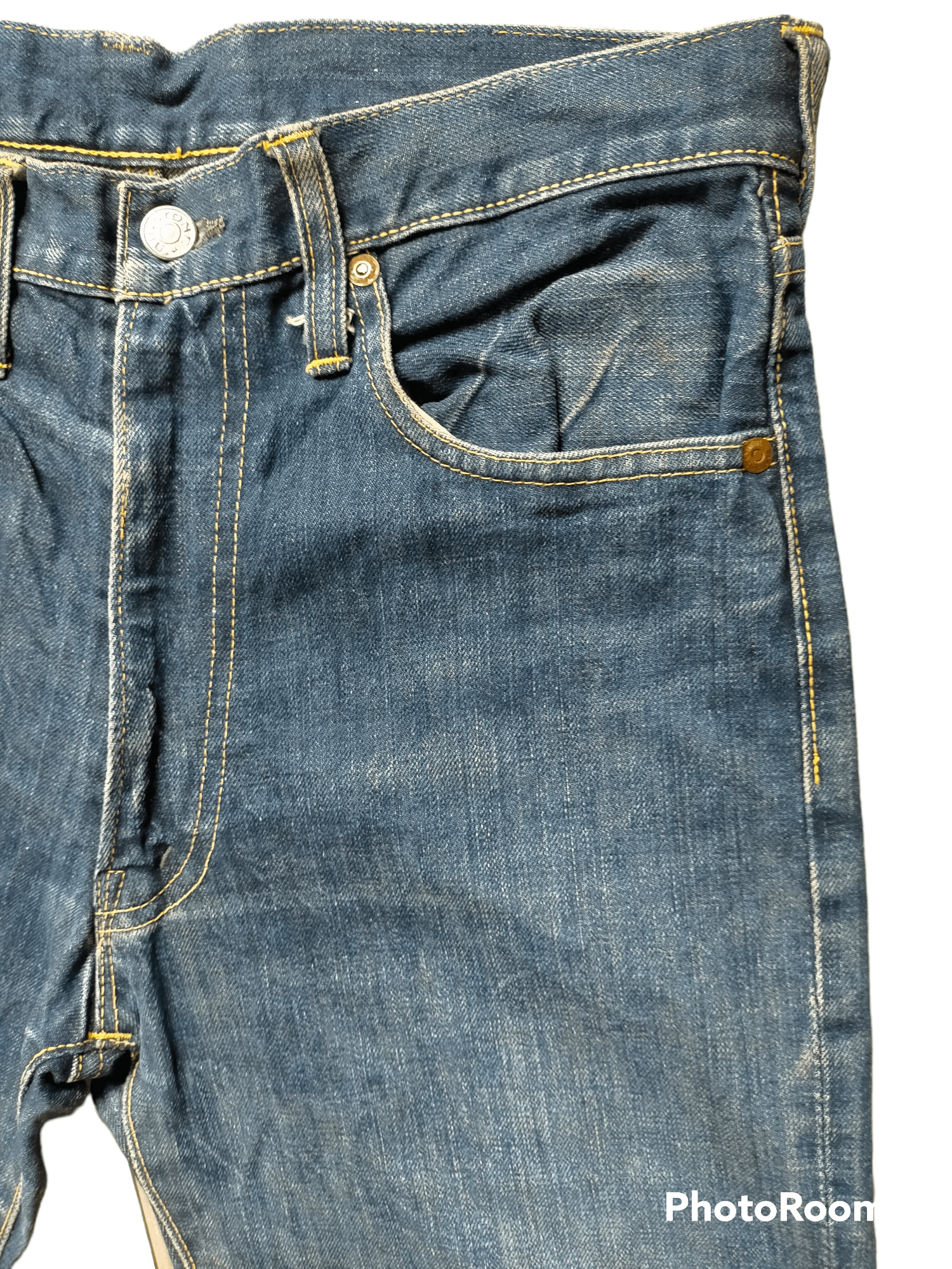 Vintage Vintage 70s Big Stone Flare jeans Boot Cut Size US 31 - 7 Thumbnail