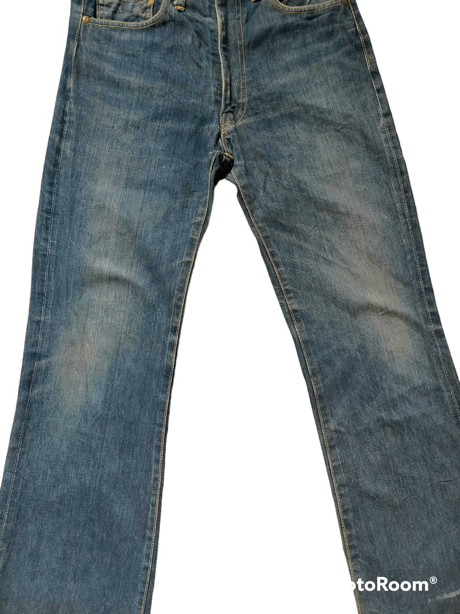 Vintage Vintage 70s Big Stone Flare jeans Boot Cut Size US 31 - 6 Thumbnail