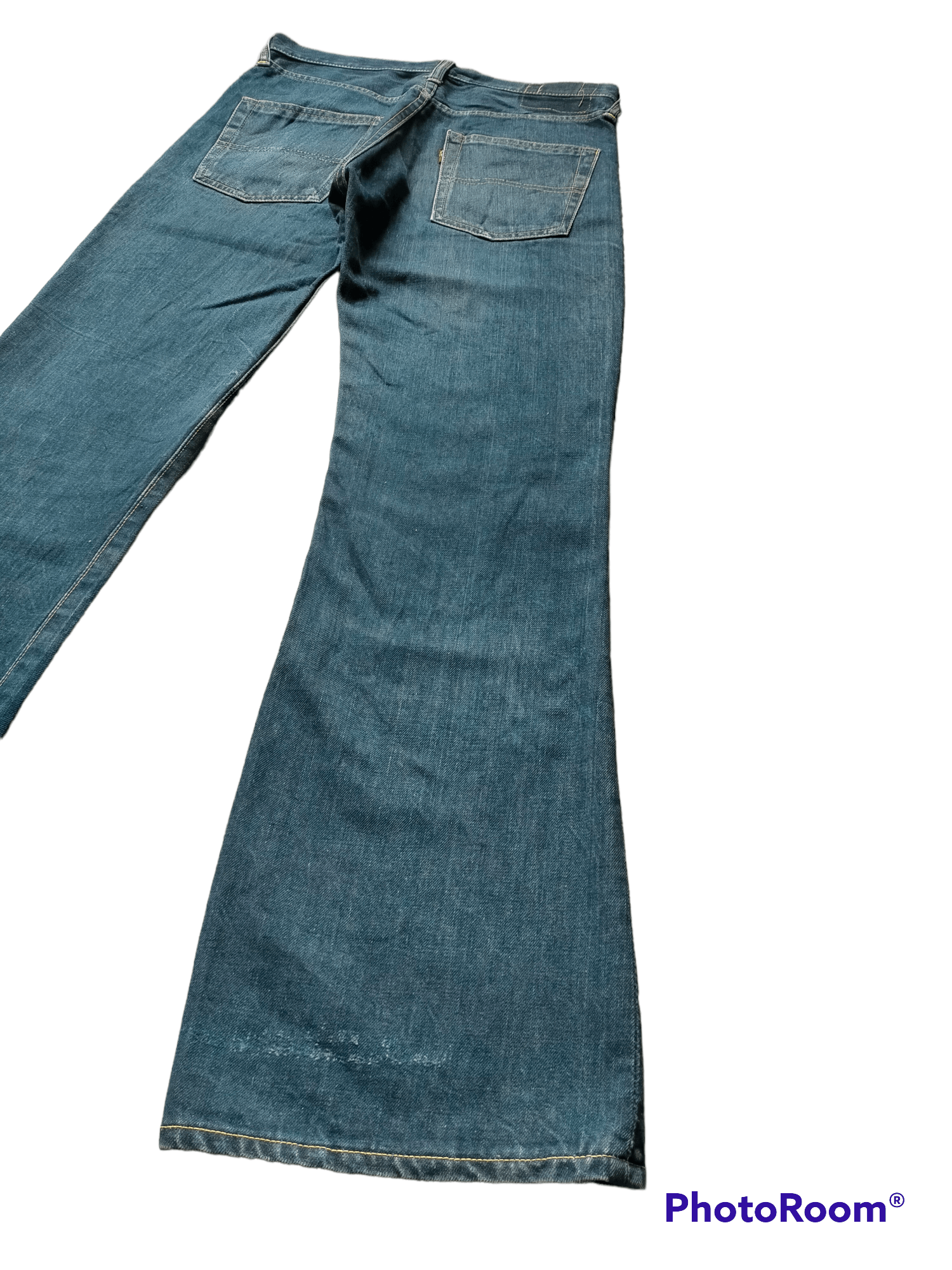 Vintage Vintage 70s Big Stone Flare jeans Boot Cut Size US 31 - 14 Thumbnail