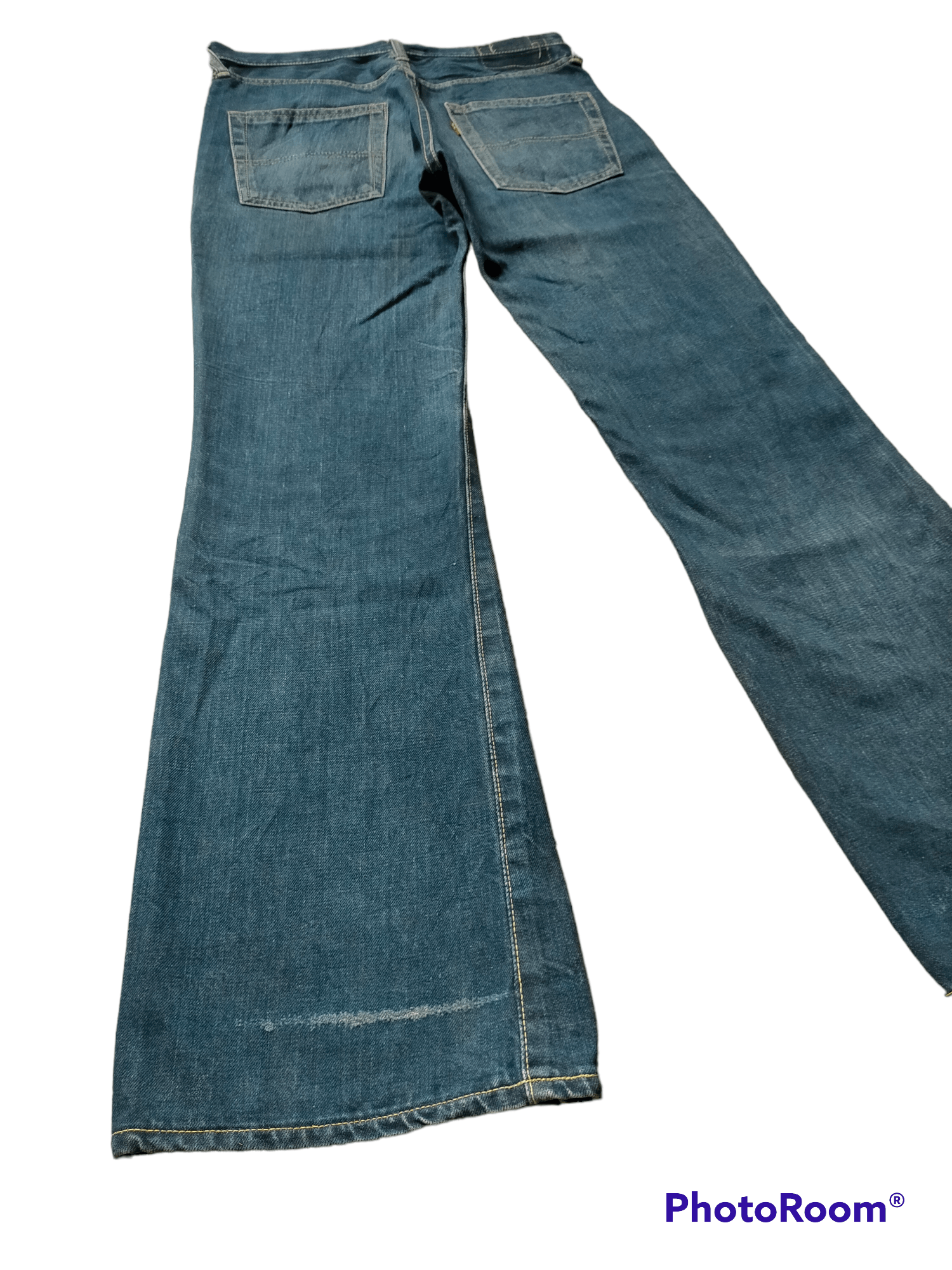 Vintage Vintage 70s Big Stone Flare jeans Boot Cut Size US 31 - 15 Thumbnail