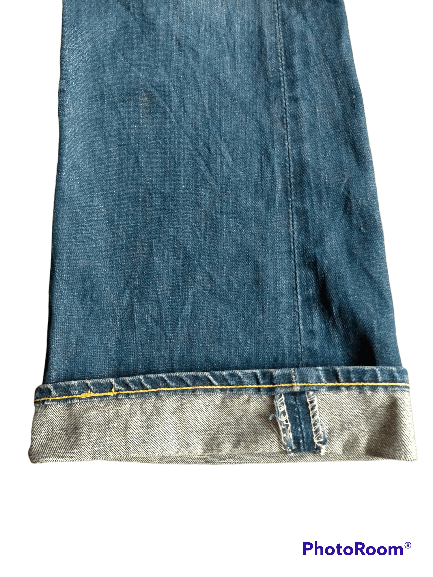Vintage Vintage 70s Big Stone Flare jeans Boot Cut Size US 31 - 13 Thumbnail