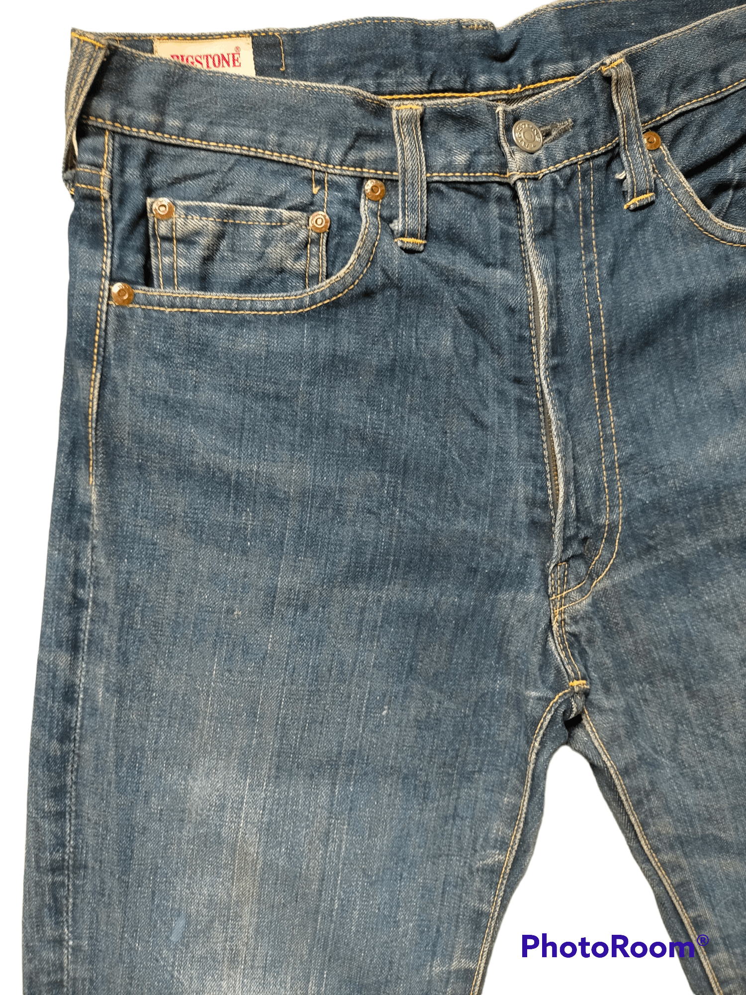 Vintage Vintage 70s Big Stone Flare jeans Boot Cut Size US 31 - 8 Thumbnail