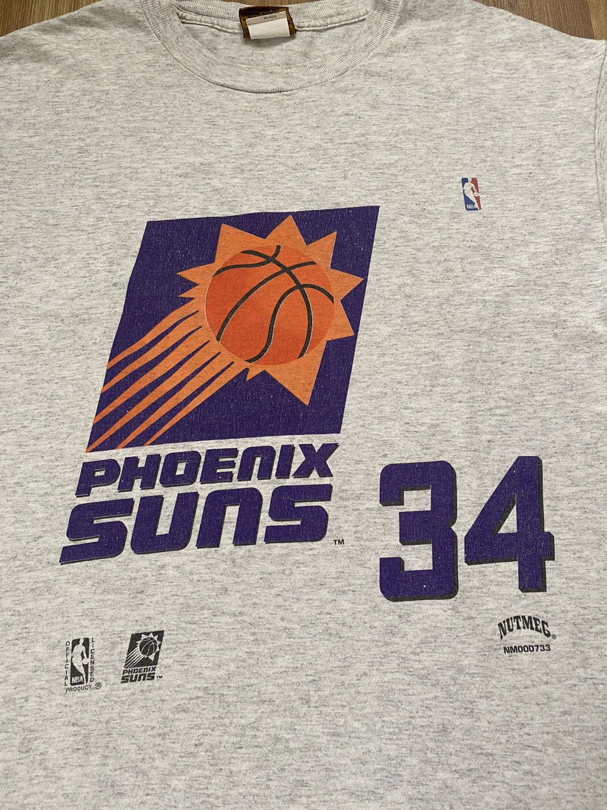NBA Vintage Phoenix Suns Charles Barkley T Shirt Bulls Lakers Size US L / EU 52-54 / 3 - 2 Thumbnail