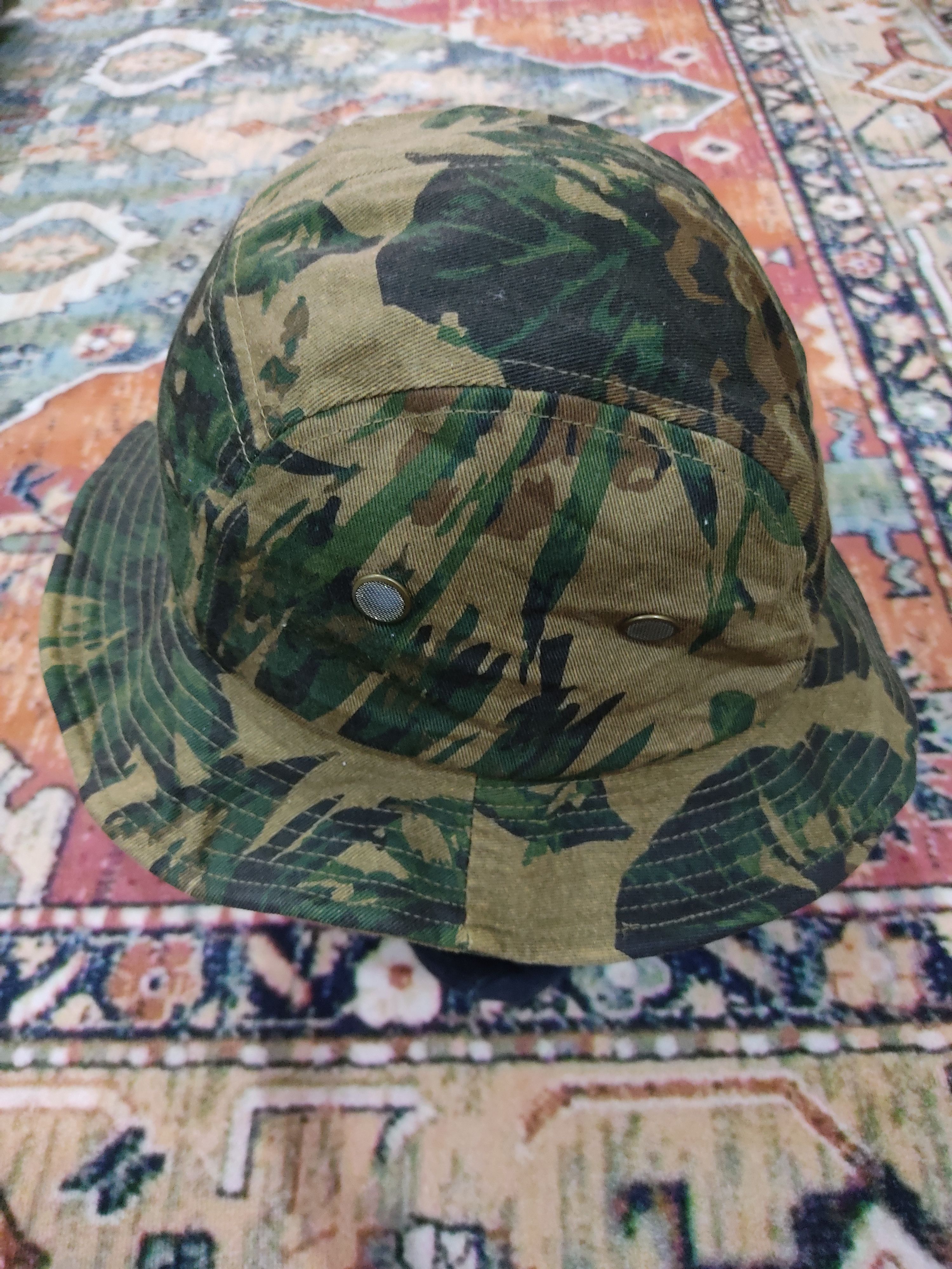 Vintage Back Number Camo Bucket Hat Size ONE SIZE - 4 Thumbnail